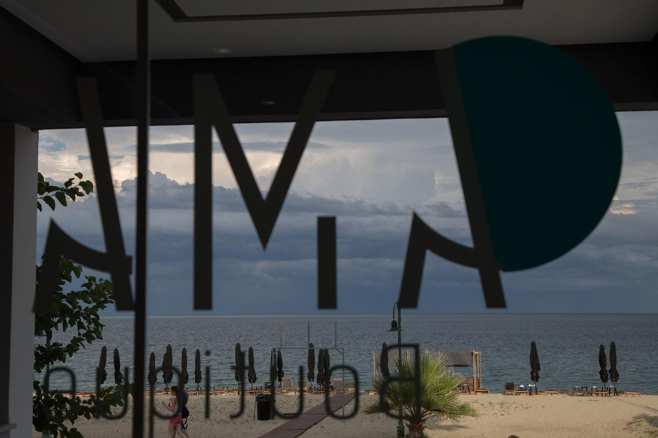 Amalia Rooms Sea View Vrasná Exterior foto